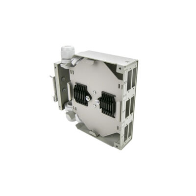 6-Port Metal Dinrail Mountable Fiber Optic Din Rail Terminal Box