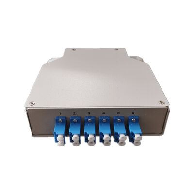 12 Core Cold Rolled Steel Fiber Optic Din Rail Terminal Box With Lc Duplex Adapter