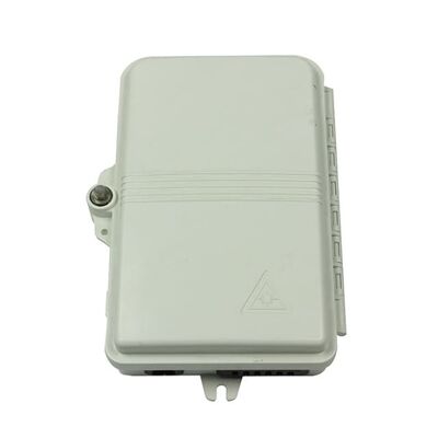 6Port Fiber Optic Terminal Box SC APC/UPC SM SX PC+ABS Light Grey For Telecom