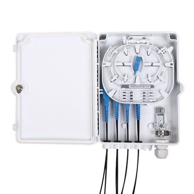 8Port Fiber Optic Terminal Box IP-66 Protection Level SM SC Wall Pole Mount
