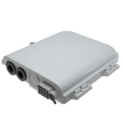 Fiber Optic Terminal Box 8Core SM/DX SC/LC/ST/FC Light Gray/Black IP 66