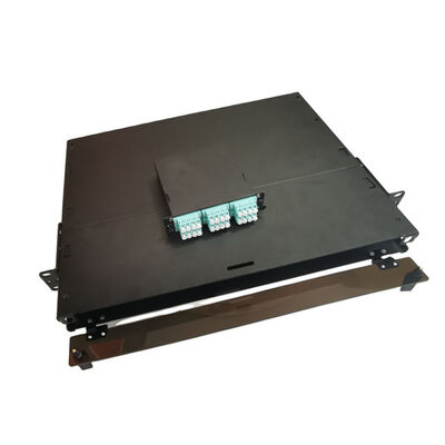 19" LC Fiber Patch Panel MTP MPO 1U Metal Fiber Termination Box