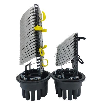 Outdoor Aerial 288 core Fiber Optic Joint Enclosure 6in 6out Dome Splice Closure