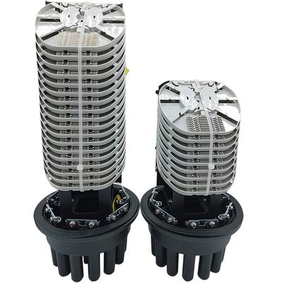 Outdoor Aerial 288 core Fiber Optic Joint Enclosure 6in 6out Dome Splice Closure