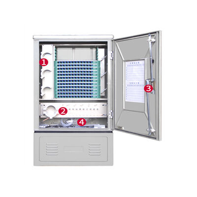 FTTH Floor Standing Cabinet SM / MM Fiber Optic Wall Box External