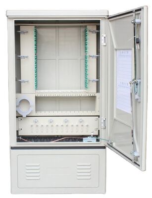 SMC Optic Distribution Box ODC Floor Outdoor Fiber Optic Distribution Cabinet