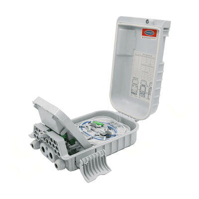 FTTx 1x8 PLC Fiber Optic Splitter Box Distribution IP68 16Cores