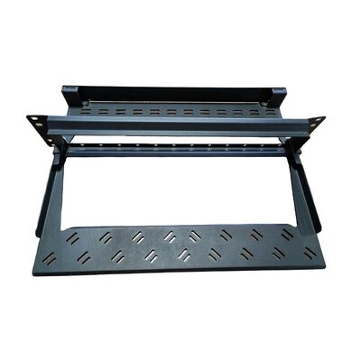 Black MPO MTP Patch Panels 96F 1U LC Patch Panel Modular Shelf