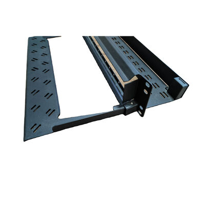 Black MPO MTP Patch Panels 96F 1U LC Patch Panel Modular Shelf