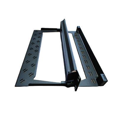 Black MPO MTP Patch Panels 96F 1U LC Patch Panel Modular Shelf