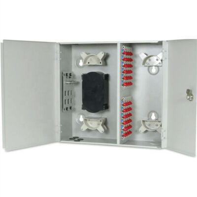 FTTH Wall Mount Fiber Optic Patch Panel 48core FC / LC / SC / ST