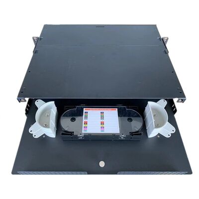 2U MPO MTP Patch Panels APC SC Duplex Fiber Enclosure Rack Mount