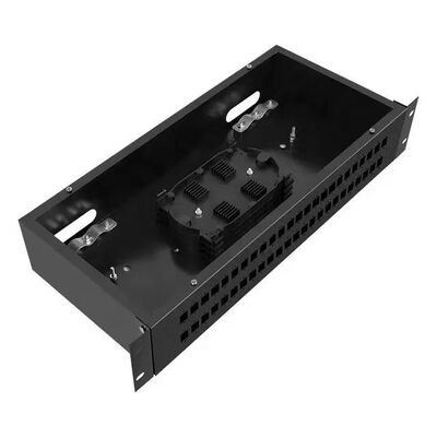 Fixed ODF Fiber Optic Distribution Panel 2U Rack Mounted Patch Panel