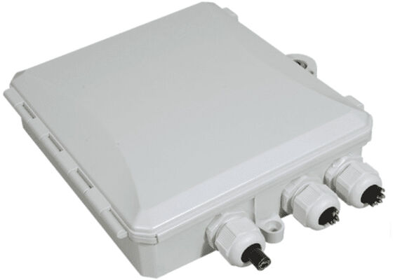 Fiber Optic Terminal Box 12Cores Indoor/Outdoor SC/LC/ST/FC Light Gray