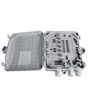 Fiber Optic Terminal Box 12Cores Indoor/Outdoor SC/LC/ST/FC Light Gray