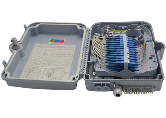 Simplex Fiber Optic Terminal Box OM3 / OM4 Fiber Splitter Distribution Box