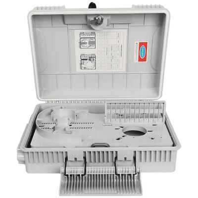 FTTB Fiber Optic Splitter Box OM1 LGX PLC 1x16 Splitter 24Core