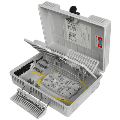 FTTB Fiber Optic Splitter Box OM1 LGX PLC 1x16 Splitter 24Core