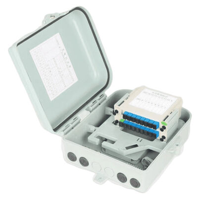 Indoor / Outdoor LGX PLC Splitter Fiber 1x16 Optic Splitter Box
