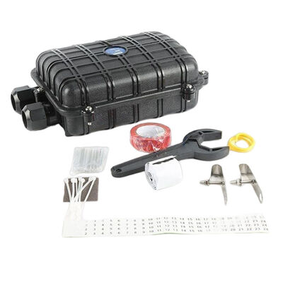 Horizontal / Inline Joint Closure Box Waterproof Fiber Splice Enclosure Box