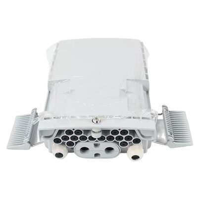 SM / MM Fiber Optic Splitter Box Light Grey 1x8 PLC Splitter
