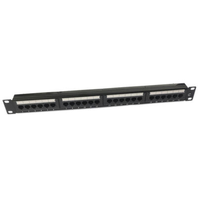 UTP 24 Port CAT6 Patch Panel 1U Keystone Patch Panel Blank RJ45