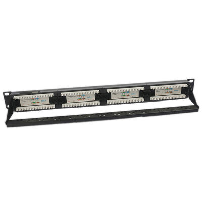 UTP 24 Port CAT6 Patch Panel 1U Keystone Patch Panel Blank RJ45