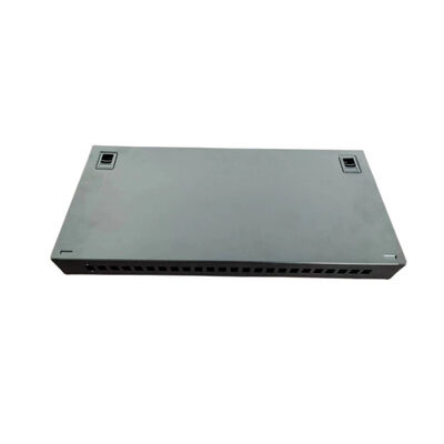 24 Port Rack Mount Fiber Termination Box Patch Panel ODF 24 Cores