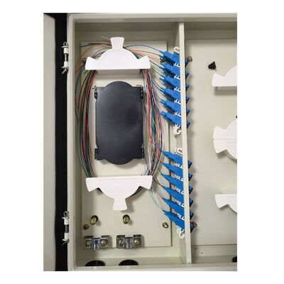 48 Ports Wall Mount Panel IP68 Protection 144 Fibers Max Capacity Black Color