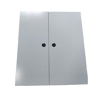 Wall Mount 72 Fibers Optical Distribution Frame Metal Dual Door Dual Locks