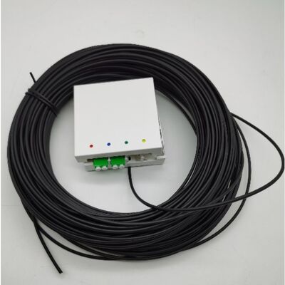 LC/APC Pre Connectorized Fiber Termination Boxes 4 Fibers 10-100M Wall Outlet Box 4fo