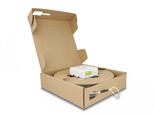 Wall Mounted Fiber Termination Boxes with 4 Ports LSZH Cable Jacket