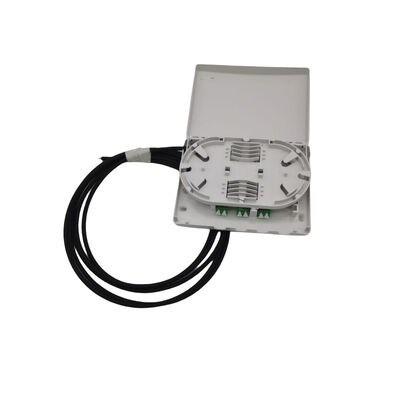 Black Fiber Termination Boxes Square Design 6 Ports Available