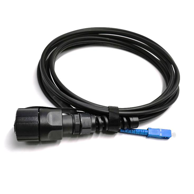 Ip68 FTTA ODVA SC to SC UPC APC 5.0mm Outdoor Armored Waterproof Fiber Jumper Patch cord